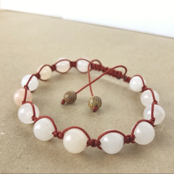 Handmade} Aventurine & Wengewood Accent Bracelet - Picture 3 of 4